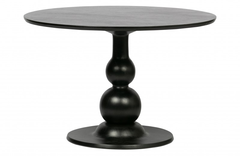 DINING TABLE MANGO WOOD BLACK       - DINING TABLES